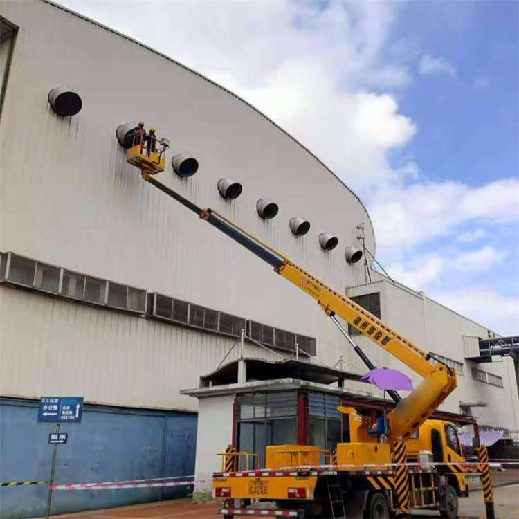 钟山高空作业车出租服务：专业广告牌安装解决方案